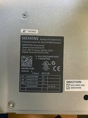 Siemens 6AU1435-2AA00-0AA0. D435-2 DP Simotion D.   (UK And EU Buyers Read)