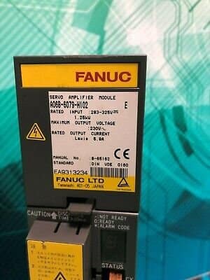 Fanuc Alpha A06B-6079-H102. Servo Amplifier Module 1 Axis. (UK/EU Please Read)
