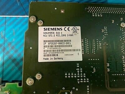 Siemens 6FC5357-0BB33-0AE1. Sinumerik 840 D NCU 573.2 PII 32MB. (UK / EU Read)