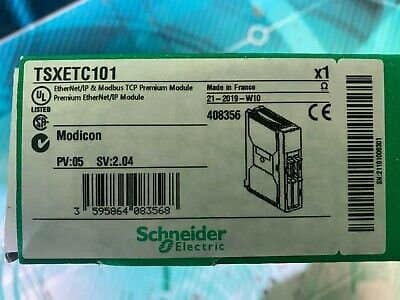 Schneider TSXETC101. Ethernet/IP & Modbus TCP Premium Module.  (UK/EU Read)