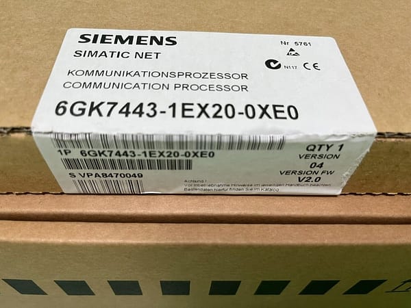 Siemens 6GK7 443-1EX20-0XE0. 6GK7443-1EX20-0XE0. (UK/EU Read)
