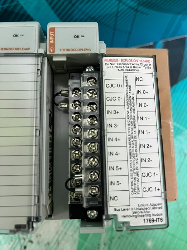Allen Bradley 1769-IT6. 6 Channel thermocouple / mV input module.  (UK/EU Read)